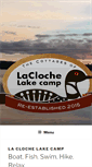 Mobile Screenshot of laclochelakecamp.com